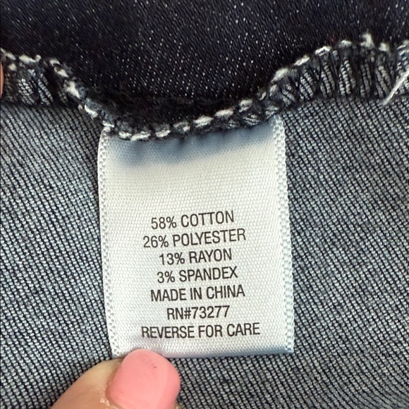 Plus Size Croft & Barrow® Classic Pull-On Straight-Leg Jeans - Picture 12 of 14